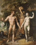 La chute de l'homme - Cornelis Cornelisz van Haarlem — visning af kunstværket
