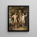 La chute de l'homme - Cornelis Cornelisz van Haarlem — indrammet kunstværk på væggen