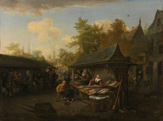 Marked for Fisk - Cornelis Dusart — visning af kunstværket