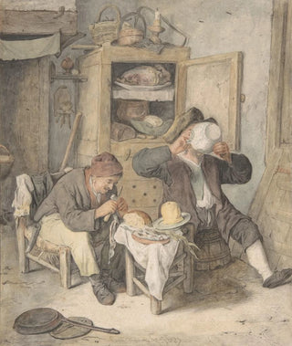 Cornelis Dusart - Kitchen Scene.webp