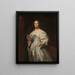 Portrait af Cornelia Craen van Haeften - Cornelis Jonson van Ceulen — indrammet kunstværk på væggen
