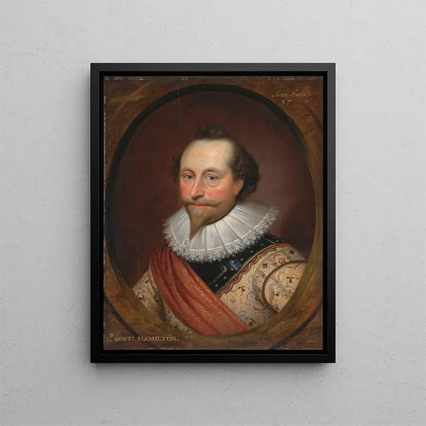Temple Sir Alexander - Cornelis Jonson van Ceulen — indrammet kunstværk på væggen