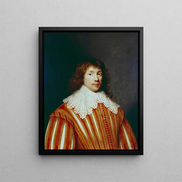 William Fitzwilliam, anden Lord Fitzwilliam de Liffer - Cornelis Jonson van Ceulen — indrammet kunstværk på væggen