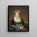 Mme Brak Haskenhoff - Cornelis Kruseman — indrammet kunstværk på væggen