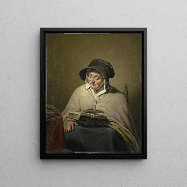Cornelis Kruseman - Old Woman Reading.webp