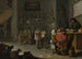 maleri, der forfølger en ko - Cornelis Saftleven — visning af kunstværket