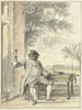 Promeneur au repos devant l'auberge De Mosse Knip af Cornelis Troost — visning af kunstværket