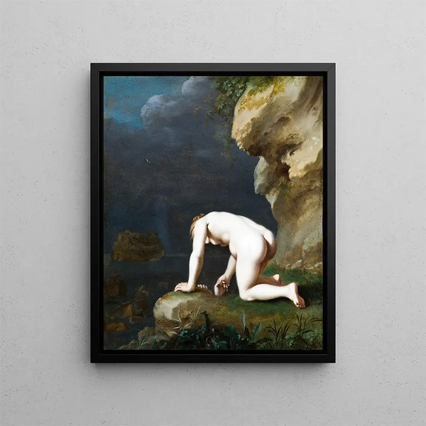 Cornelis Van Poelenburch - The Goddess Calypso rescues Ulysses.webp