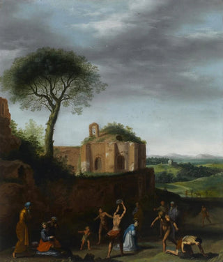 Cornelis Van Poelenburch - The Martyrdom of Saint Stephen.webp