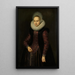 Reproduktion af maleriet Portrait de Brechtje Overrijn van Schoterbosch - Cornelis van der Voort