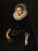 Portrait af Maria Overrijn van Schoterbosch 1599-1638 - Cornelis van der Voort — visning af kunstværket