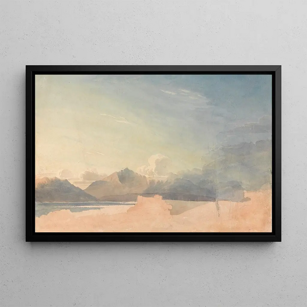 Cornelius Varley - Study near Harlech Castle.webp