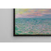 Reproduktion af maleriet af solnedgang ved Pourville, fuld hav - Claude Monet