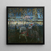 Par på hesteryg - Wassily Kandinsky — indrammet kunstværk på væggen