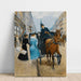 Reproduktion af maleriet Courses Rue De La Paix - Jean Béraud