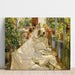 Reproduktion af maleriet Cousant la voile - Joaquín Sorolla