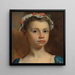 Croquis d'une jeune fille - Joseph Highmore — indrammet kunstværk på væggen