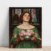 Reproduktion af maleriet Cueillez les boutons de rose tant que vous le pouvez - John William Waterhouse