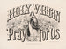 Sainte Vierge-maleri, bed for os - Currier & Ives — visning af kunstværket