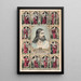 Jesus og de tolv apostle - Currier & Ives — indrammet kunstværk på væggen