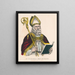 Saint Patrick - Currier Ives — indrammet kunstværk på væggen