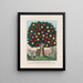 L'Arbre de tempérance - Currier Ives — indrammet kunstværk på væggen