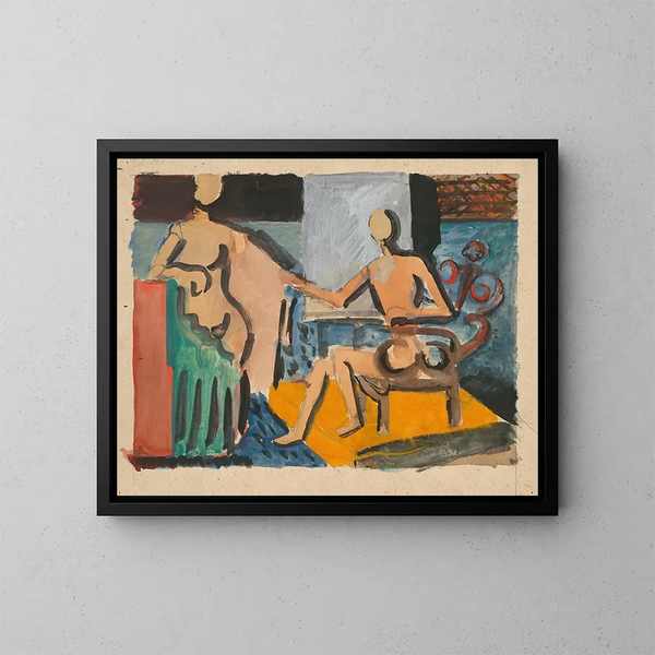 Atelier - Cyprian Majernik — indrammet kunstværk på væggen