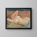 det genert liggende maleri - Cyprian Majernik — indrammet kunstværk på væggen