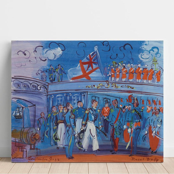 Reproduktion af maleriet D efter Constantin Guys - Raoul Dufy