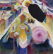 Dame i Moskva - Wassily Kandinsky — visning af kunstværket