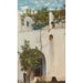 Reproduktion af maleriet Dame på balkonen, Capri - John William Waterhouse