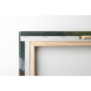 Dame dans le jardin à la fontaine - Printemps - Leon Kamir-Kaufmann | Reproduction Tableau Décoration murale affiche copie