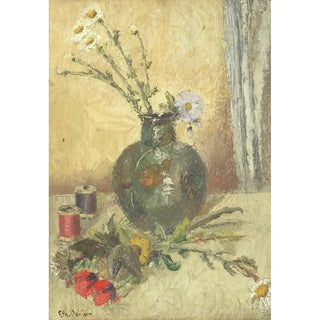 Fleurs i en vase - Dame Ethel Walker — visning af kunstværket