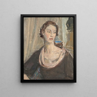 La comtesse de Strathcona - Dame Ethel Walker — indrammet kunstværk på væggen