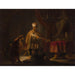 Reproduktion af maleriet Daniel og Cyrus foran idol Bel - Rembrandt van Rijn