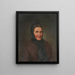 Portrait af Magdalena Kleier og Frderer - Daniel Cornelius Gesell — indrammet kunstværk på væggen
