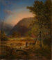 Vue du château de Neu-Eberstein près de Gernsbach dans la vallée de la Murg - Daniel Fohr — visning af kunstværket
