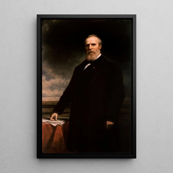 Reproduktion af maleriet Rutherford Birchard Hayes - Daniel Huntington