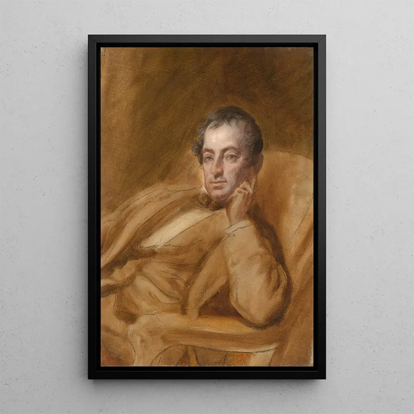 Washington Irving - Daniel Huntington — indrammet kunstværk på væggen