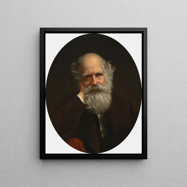 William Cullen Bryant - Daniel Huntington — indrammet kunstværk på væggen