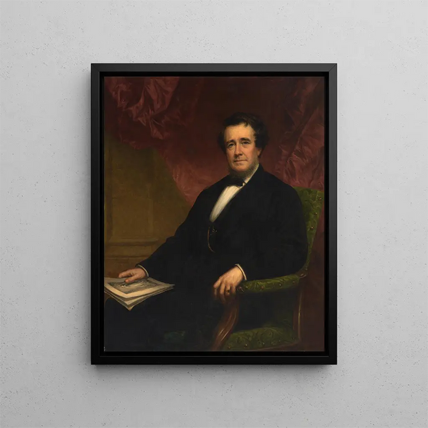 William Henry Aspinwall - Daniel Huntington — indrammet kunstværk på væggen