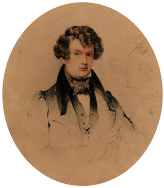 Daniel Maclise - SelfPortrait frontispiece to ODriscolls A Memoir of Daniel Maclise RA 1871.webp