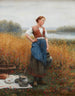 Pause de midi - Daniel Ridgway Knight — visning af kunstværket