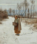Elle a mistet sin vej - Daniel Ridgway Knight — visning af kunstværket