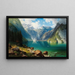Vue du lac Königssee - Daniel Somogyi — indrammet kunstværk på væggen