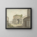 L'arc de Janus quadrifons og en del af S Giorgio in Velabro i Rom - Daniël Dupré | Reproduction — indrammet kunstværk på væggen