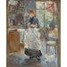 Reproduktion af maleriet i spisestuen af Berthe Morisot