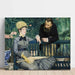 Reproduktion af maleriet i drivhuset - Edouard Manet