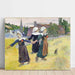 Reproduktion af maleriet Danse Bretonne des Filles à Pont Aven af Paul Gauguin
