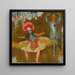 Dansere - Pierre Bonnard — indrammet kunstværk på væggen